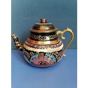 Арабский чайник с эмалью