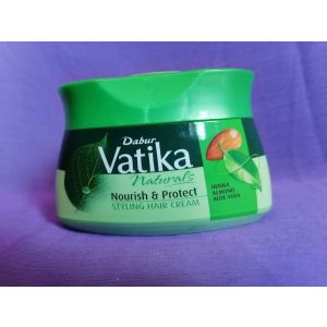 Крем для питания и защиты волос - Dabur Vatika Nourish & Protect Styling Hair Cream, 140 мл