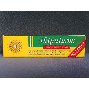 Тайская травяная зубная паста Thipniyom (THIPNIYOM Original Thai HerbalL Toothpaste)