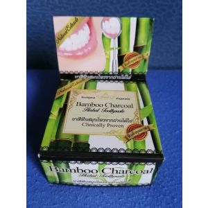 Bamboo Charcoal Herbal Toothpaste Concetrated Концентрированная травяная зубная паста с бамбуковым углем, 25 мл